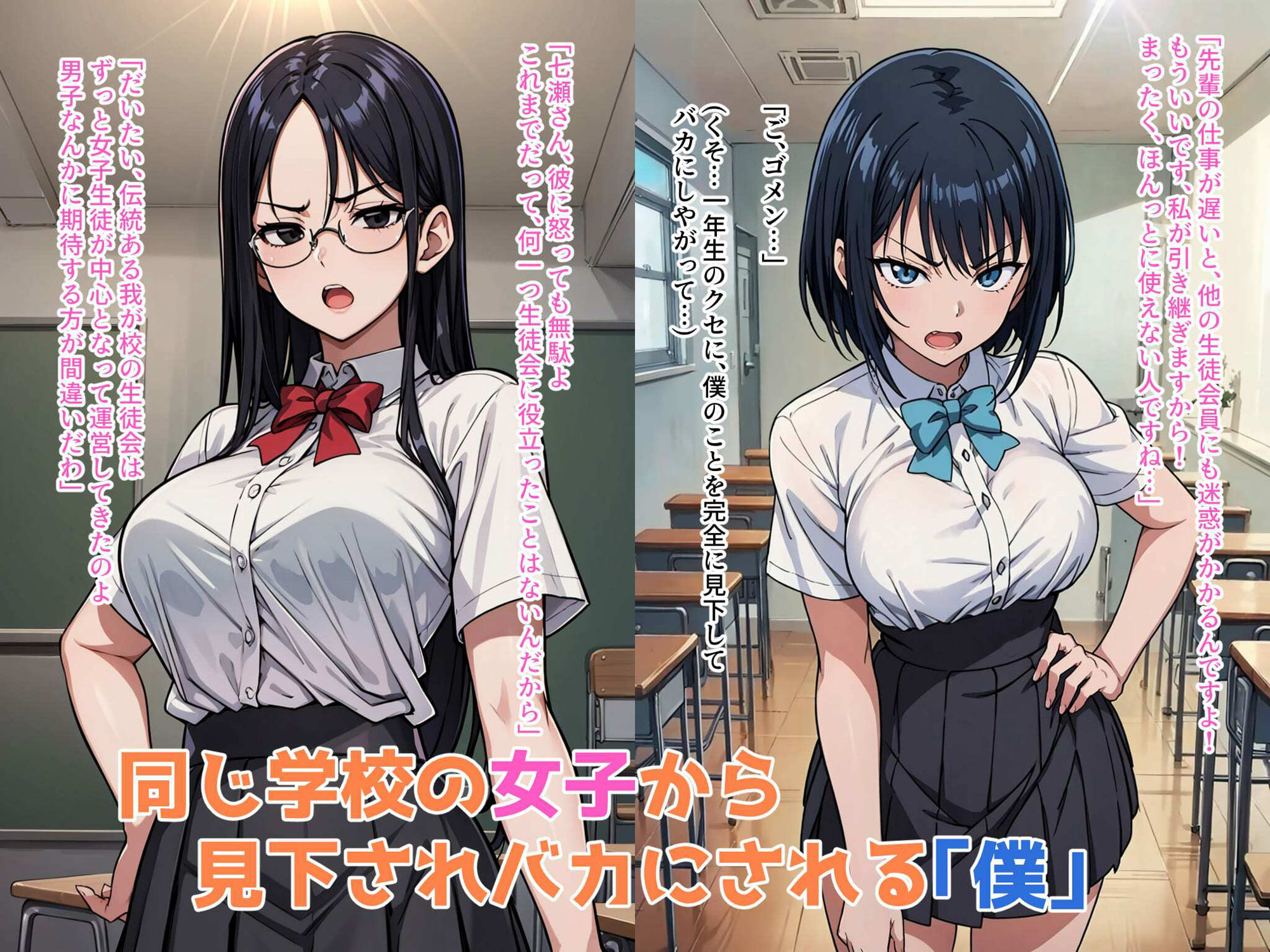 僕の催●ハーレム ～僕を見下す女子に逆襲の処女強奪種付け●眠！～ 画像1