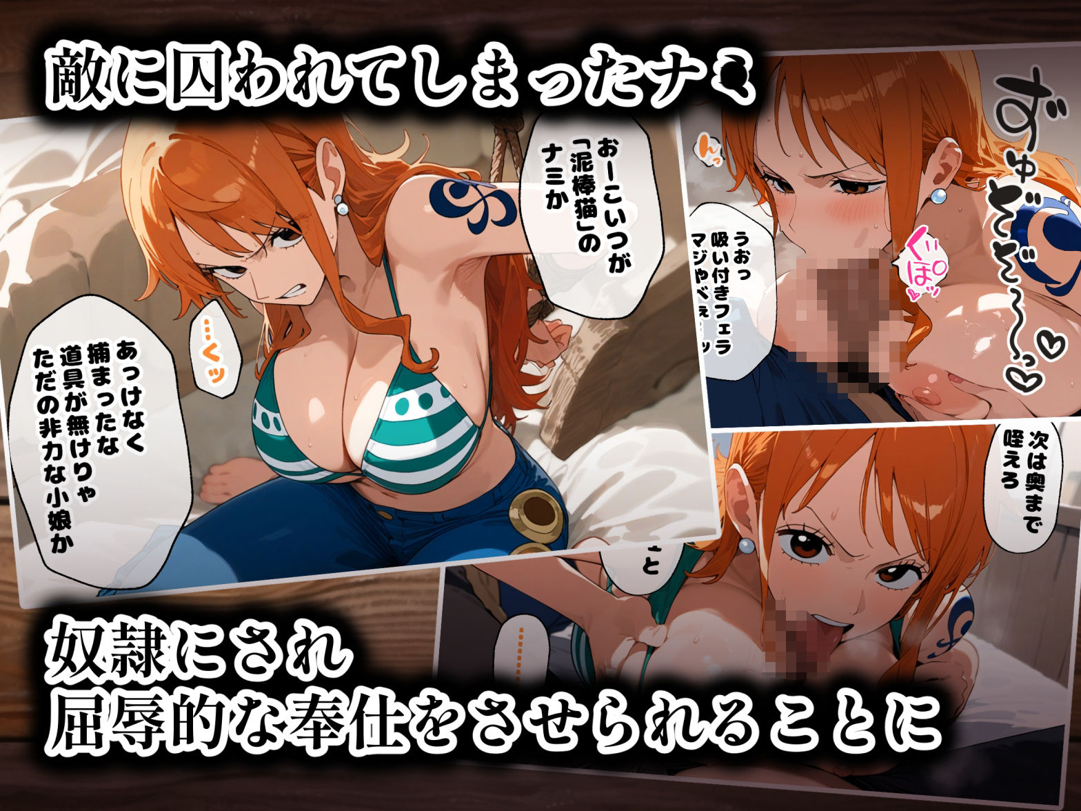 【セリフ付き】ヒロイン敗北～囚われた女航海士は快楽に溺れる～ 画像1