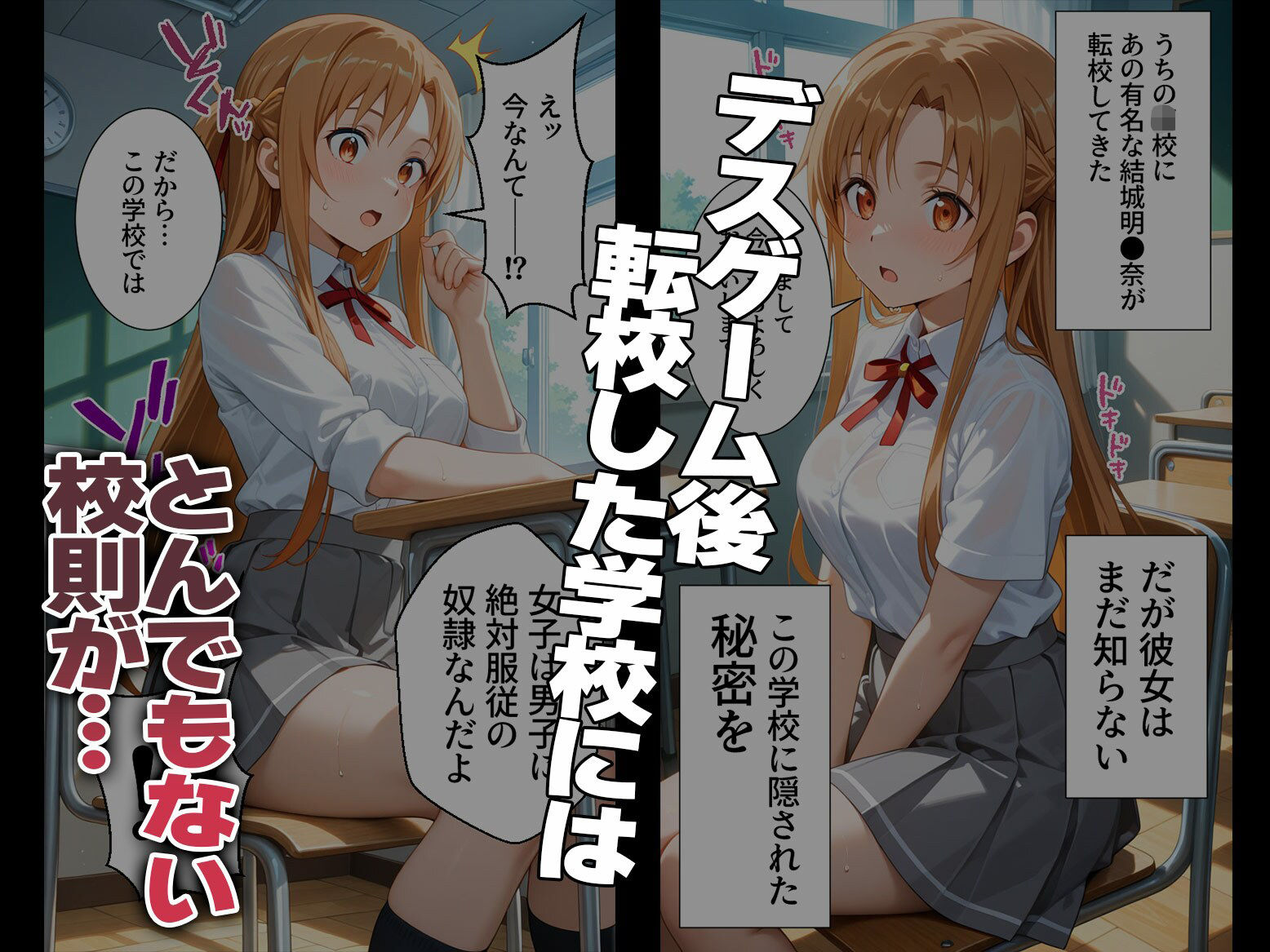 強●性処理学校 私たちこのクラスのオナホです 明●奈＆●葉編 画像1