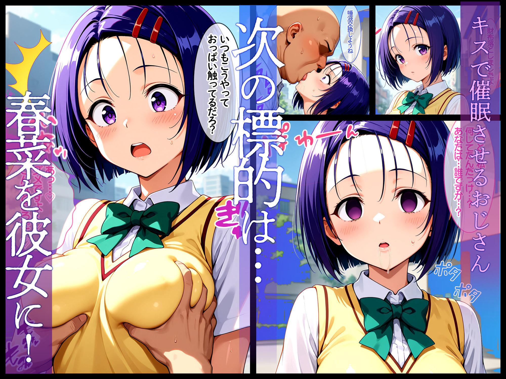 わたしの彼氏がエロ過ぎて…キスで催● 彼女をビッチ調教  ～前編～ 画像1