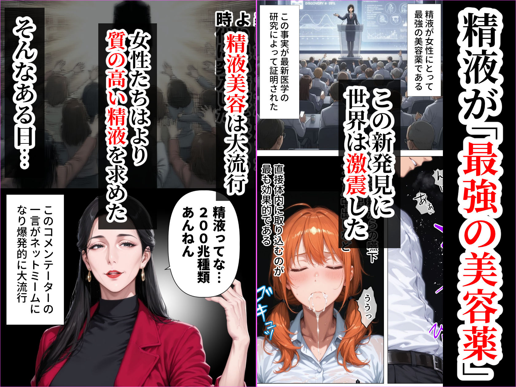 【精液が最強の美容薬の世界】 SSSレア精液で人生逆転！むちむち人妻女医の特別検診 画像2