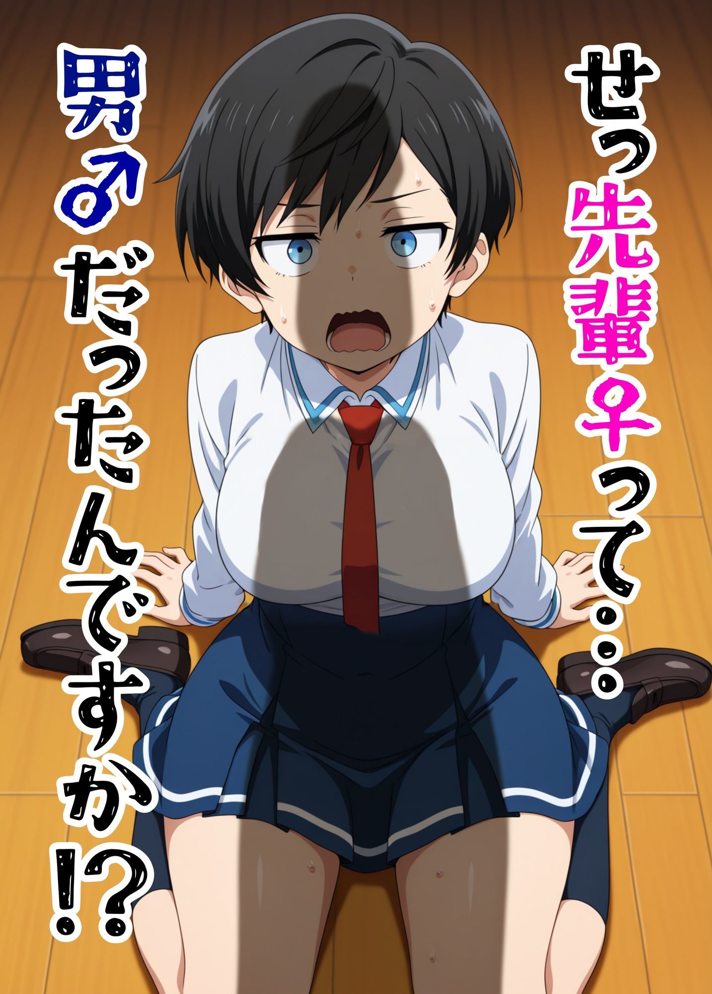 寄生チ〇ポを感染（うつ）されたので後輩と友達をペットにする 画像1