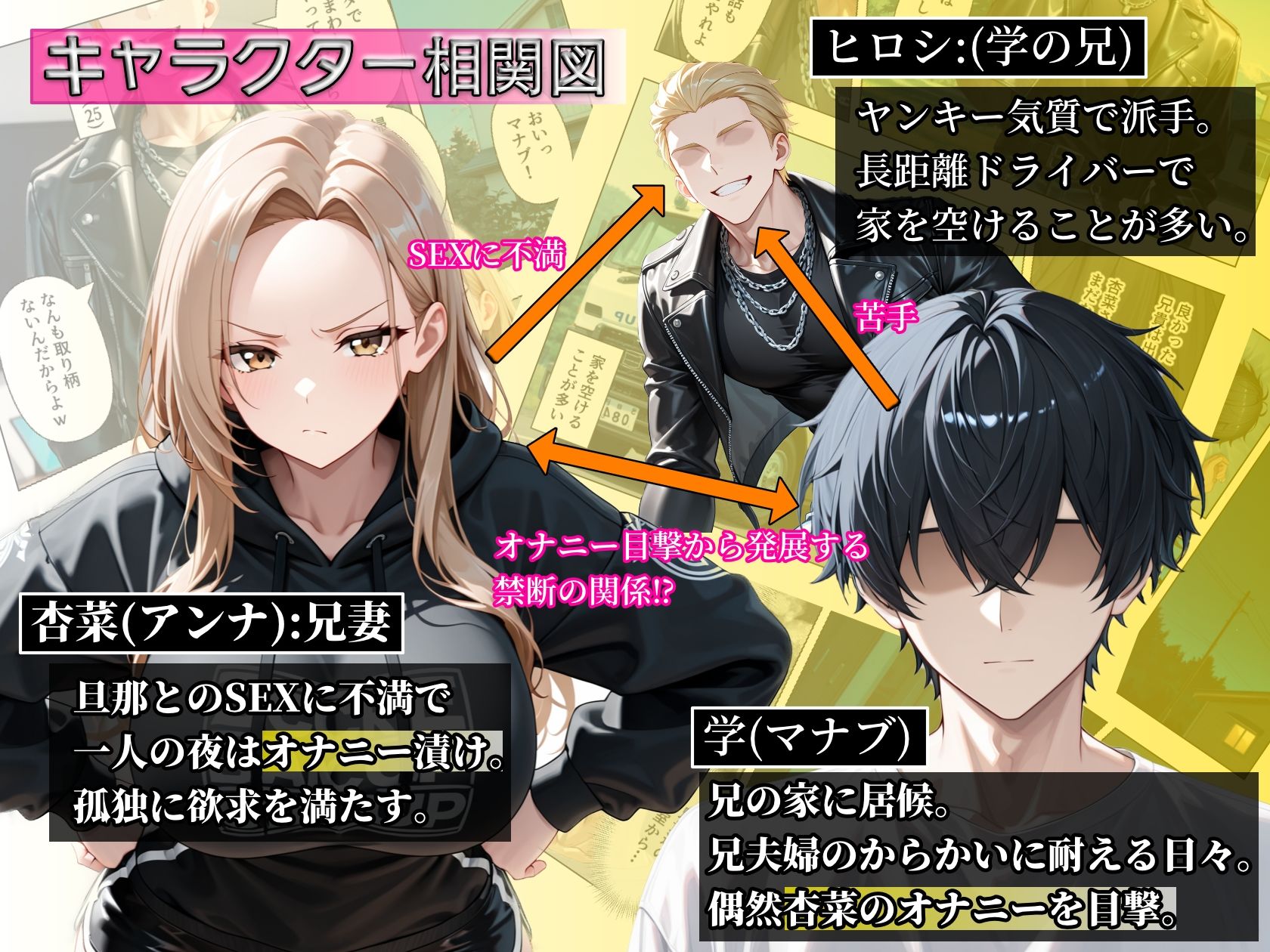 【兄嫁と近親相姦】毎日オナニー漬けのギャル嫁が、俺（義弟）のデカチンで沼った話 画像1