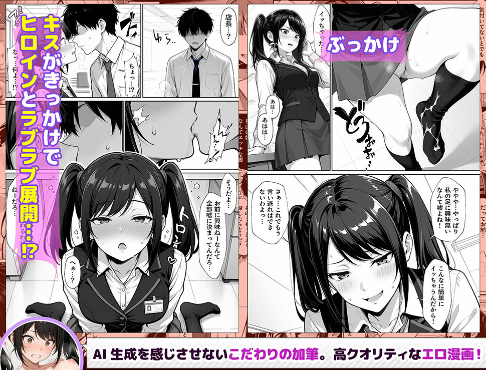 パチンコ店長の俺。女子スタッフのシコい足で毎日脳汁出してたらイチャラブSEXする事になった！～ただし時々殴られる～ 画像7