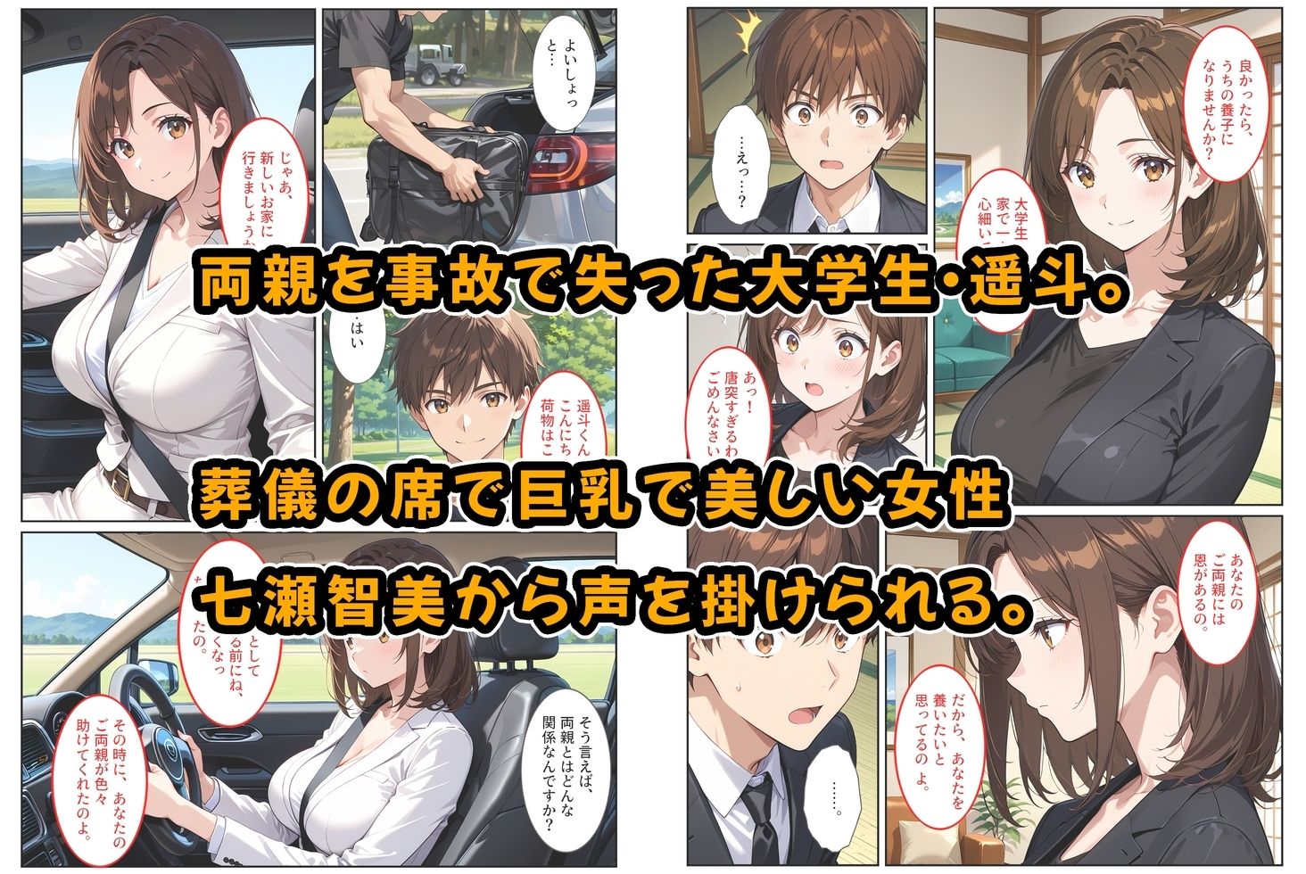 養子になったら爆乳義母と双子義妹に誘惑されて中出しセックスしています！～双子妹編～ 画像1