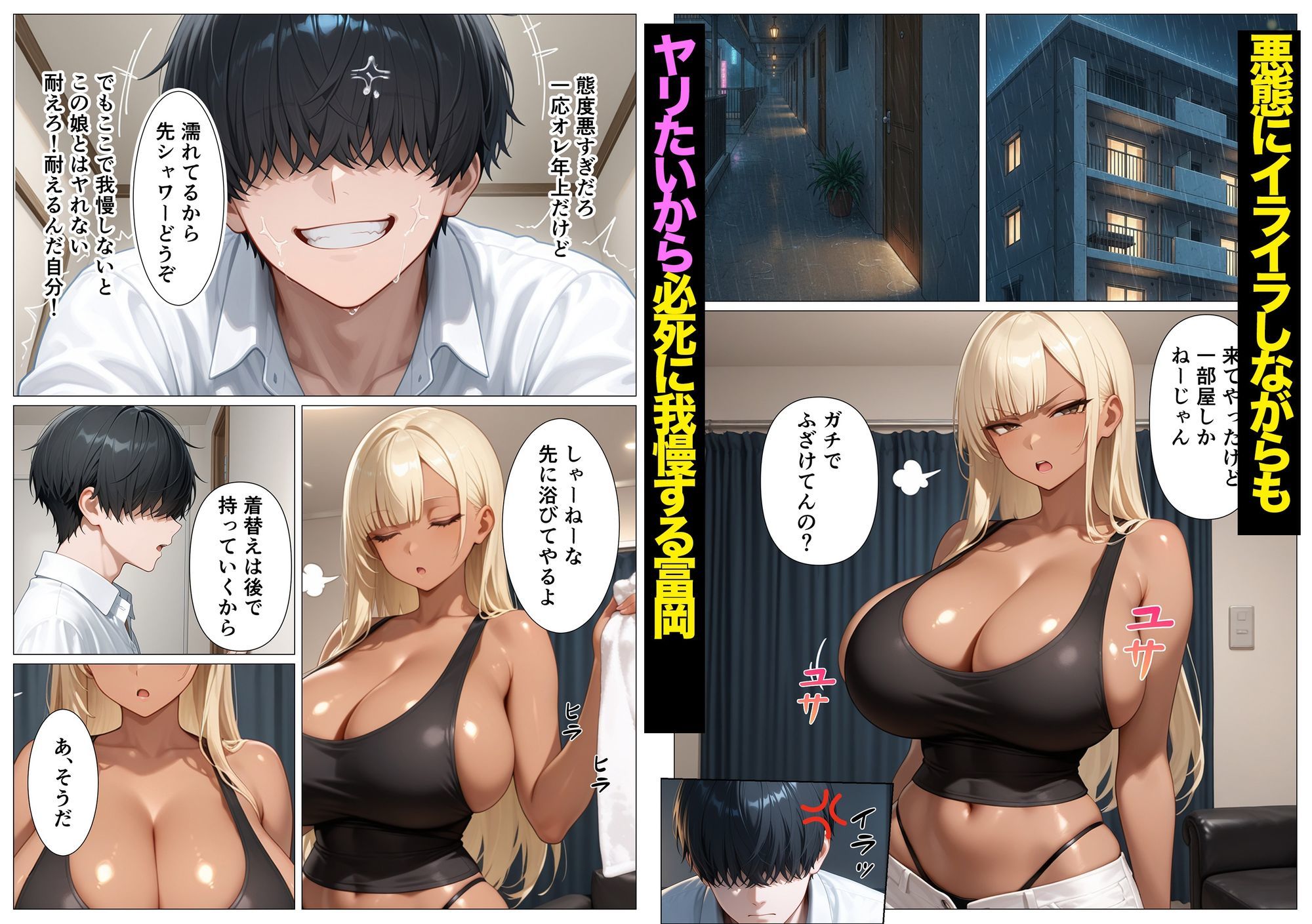 家出した処女のつよつよ黒ギャルをイキ狂い堕ちさせた話 画像3