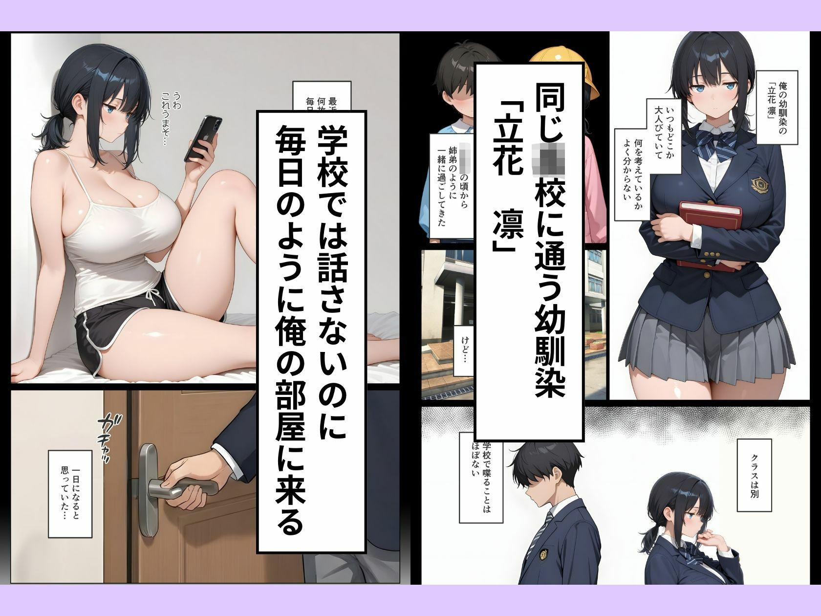 ちんぽを借りにきた無表情な陰キャ幼馴染とイチャラブセックスした話 画像1