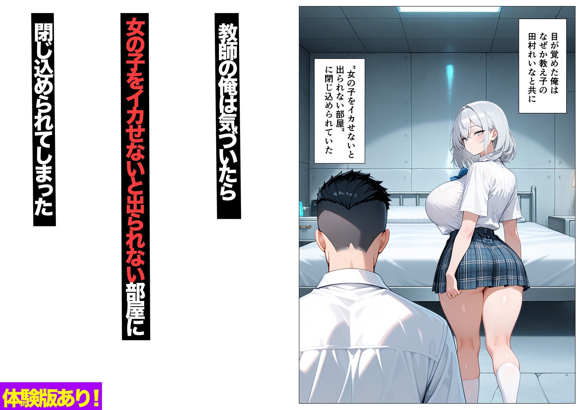 教え子のダウナーギャルをイカせないと出られない部屋 画像1