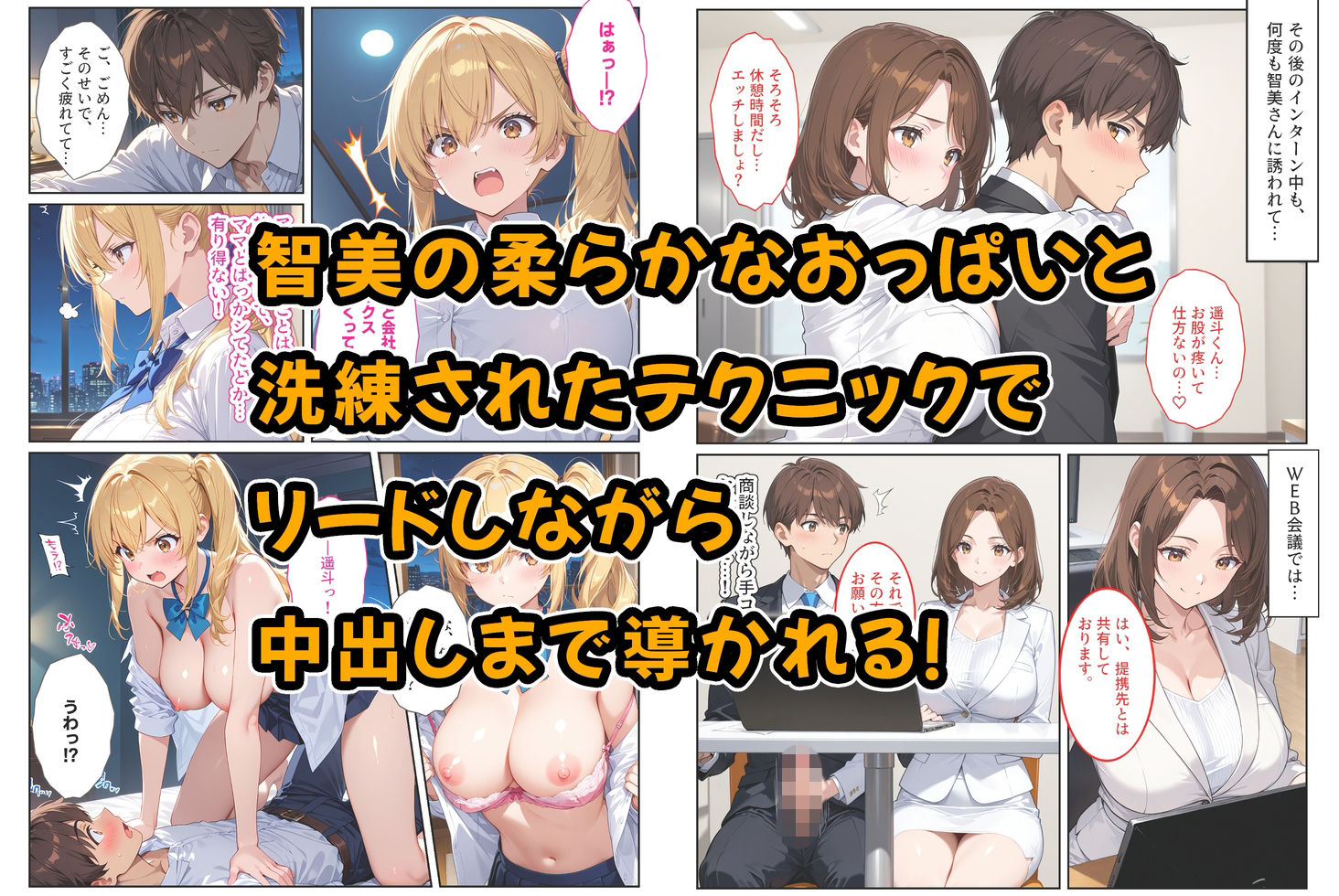 養子になったら爆乳義母と双子義妹に誘惑されて中出しセックスしています！～母娘ハーレム編～ 画像6