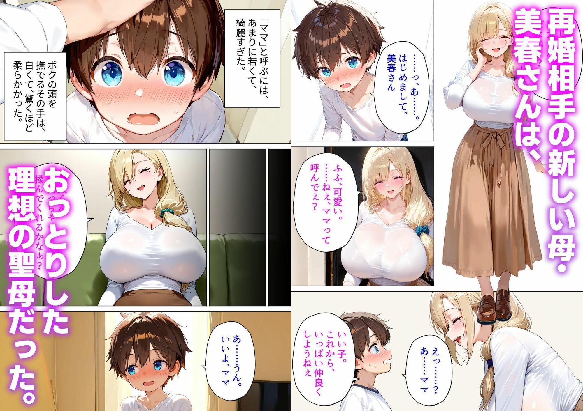 おっとり義母の赤ちゃん作り教育～パパには内緒でボクを種馬にするギャルママの歪んだ愛～ 画像1