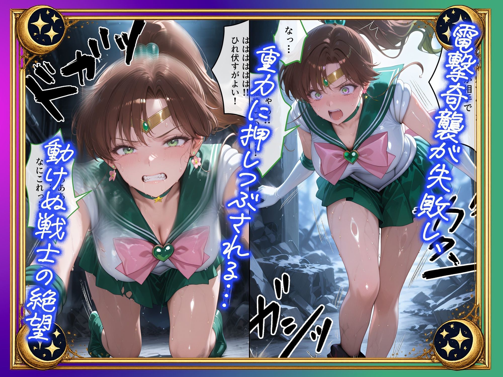 【セリフ付】悪魔に敗北～快楽堕ちさせられた木の戦士編～ 画像2