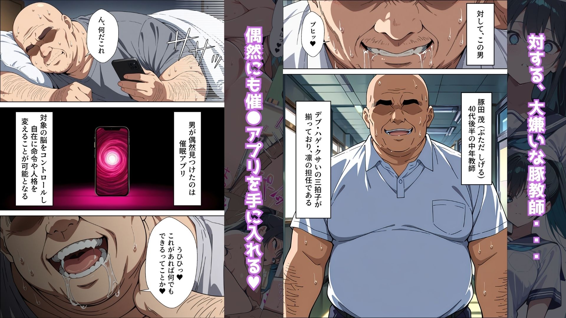 【催●アプリ】～清楚な生徒会長が大嫌いな豚教師に常識改変されておち●ぽ大好きにさせられる話～ 画像2